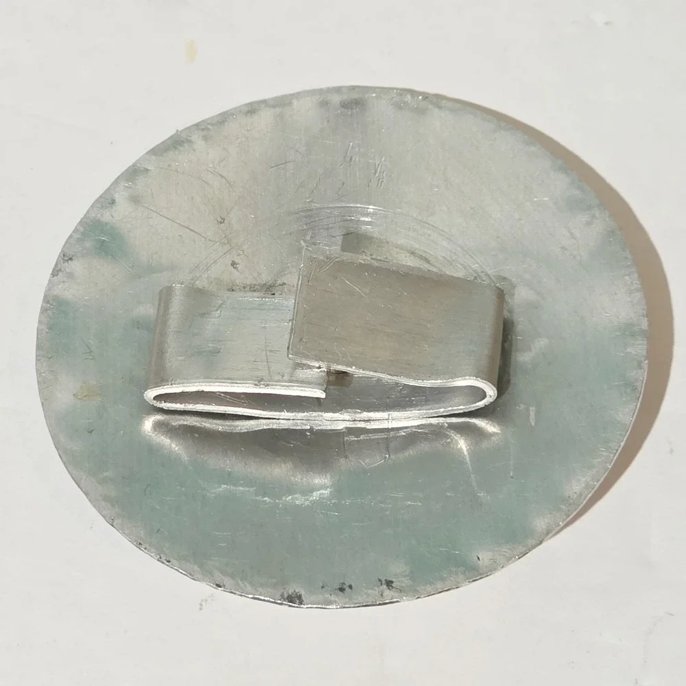 Vintage BOY SCOUTS OF AMERICA Aluminum NECKERCHIEF SLIDE BSA Uniform Camp Badge